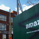 A protest message against Amazon’s abandoned plans to open a headquarters building in Long Island City, Queens, in January 2019.